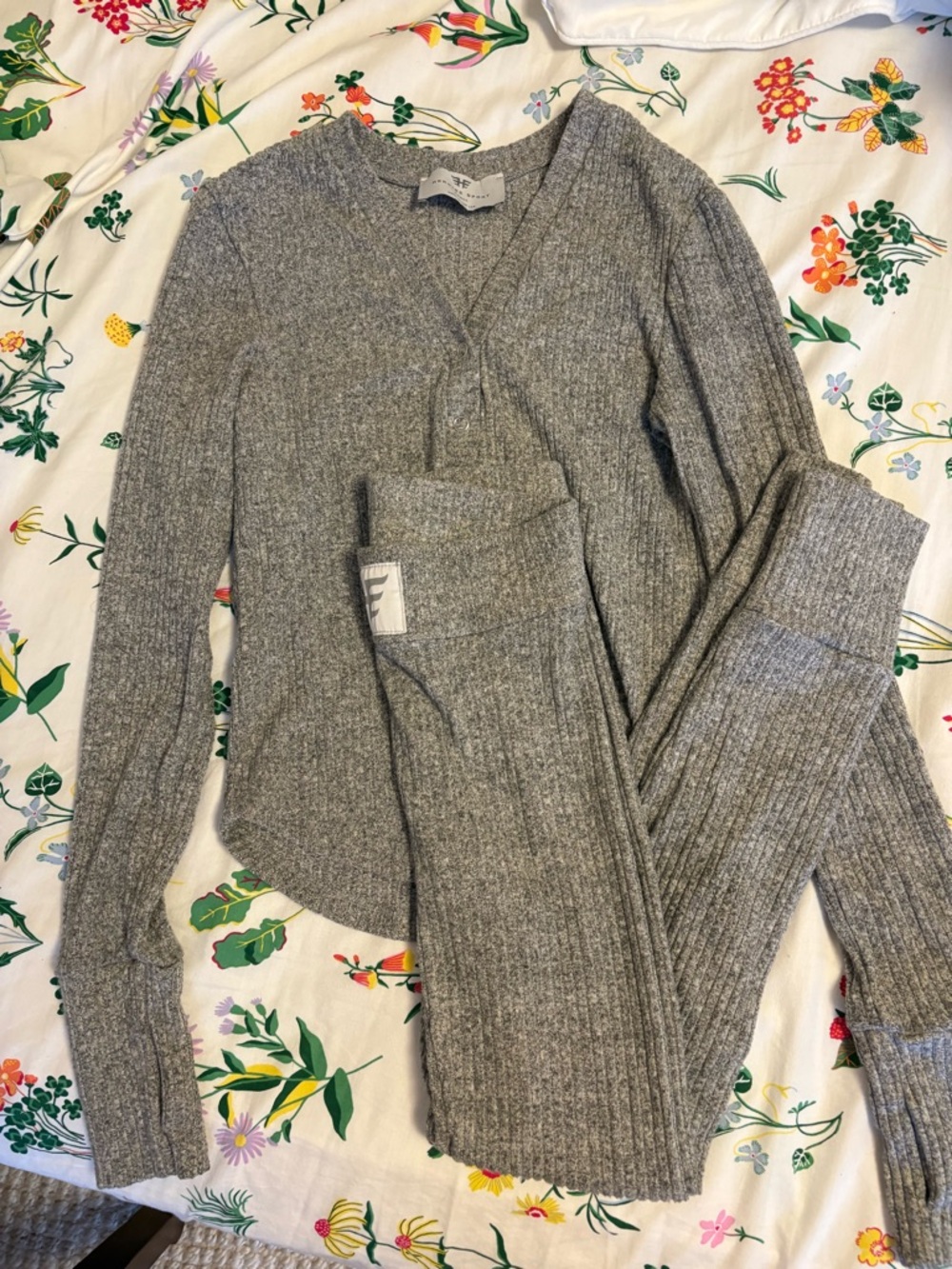 Heroine Sport Ribbed Henley Set